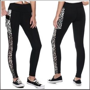 High Waisted Pocket Leggings- Small